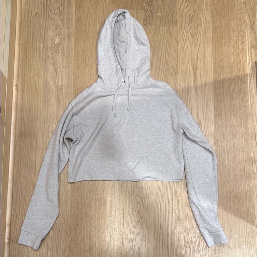 Tan Women's Cropped Hoodie